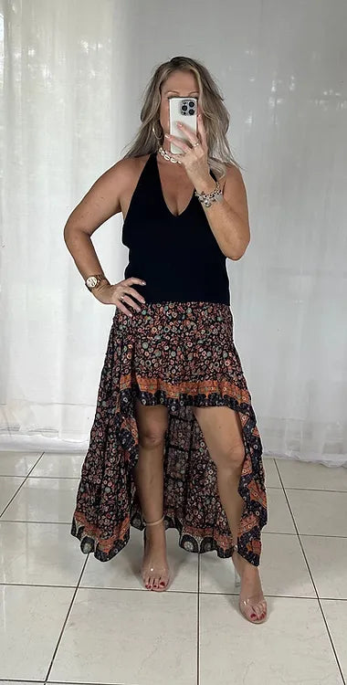 Daphne Skirt - Boho Brown