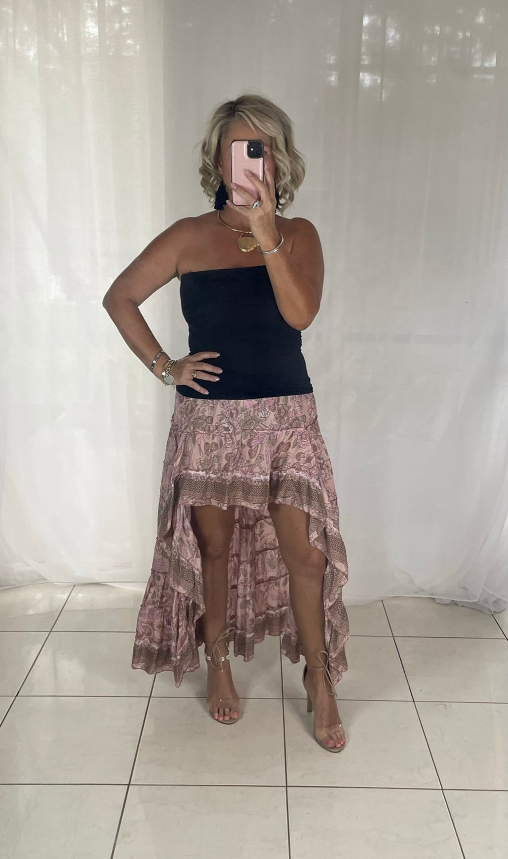 Daphne Skirt - Blush